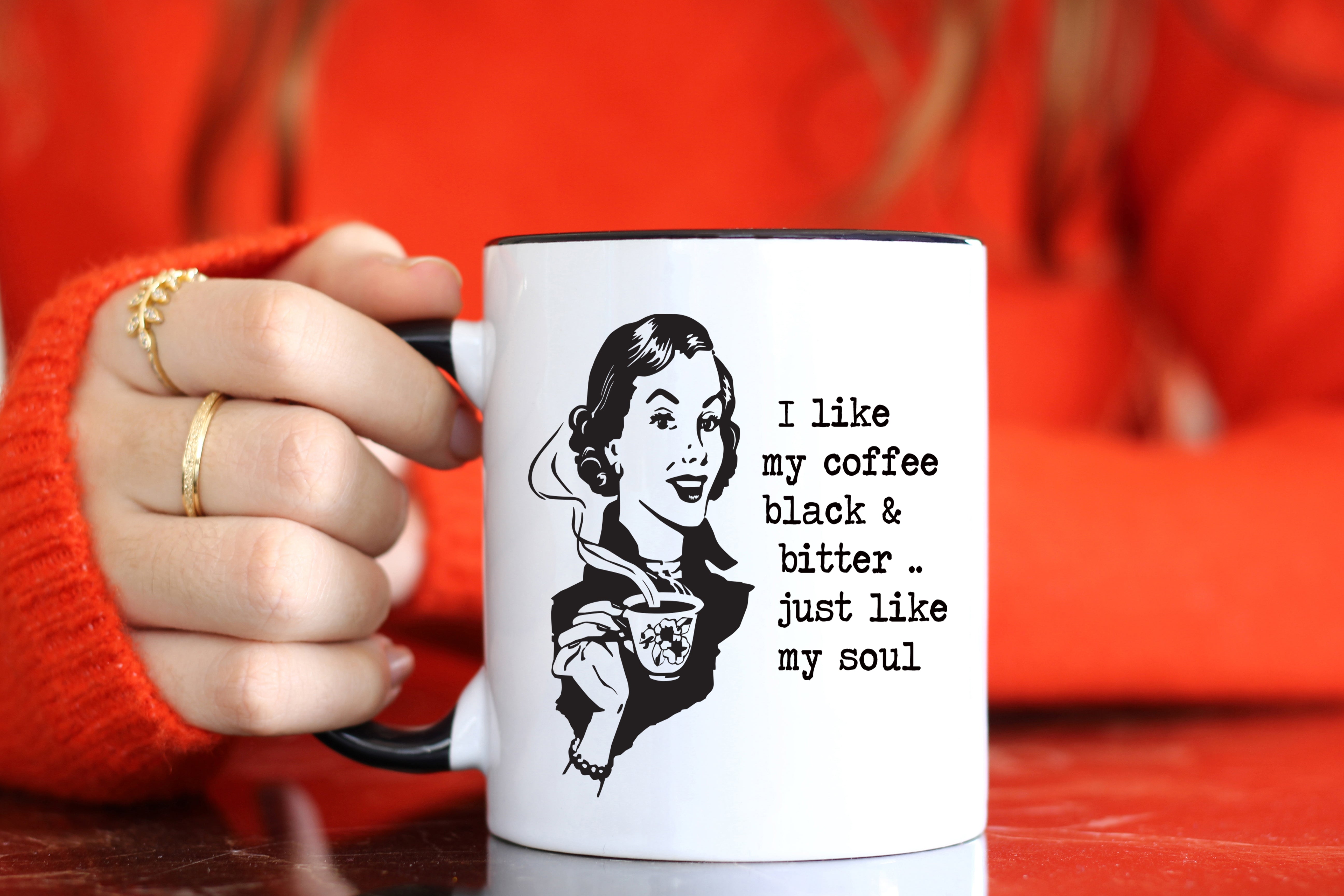 I Like My Coffee Black Starbucks Hot Cup, gag gift, funny gift, Starbu –  Acential